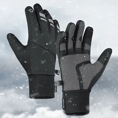 Winter Cold Weather Anti-Slip Thermal Running Touch Screen Windproof Gloves US • $8.98