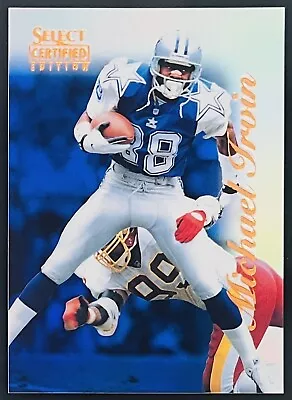 1996 Select Certified Mirror Blue #84 - Michael Irvin - (50 Made) - Scratch Free • $56