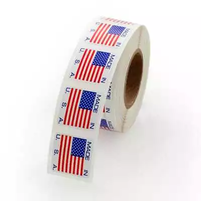 Made In USA Stickers 0.75  Square • $15.29