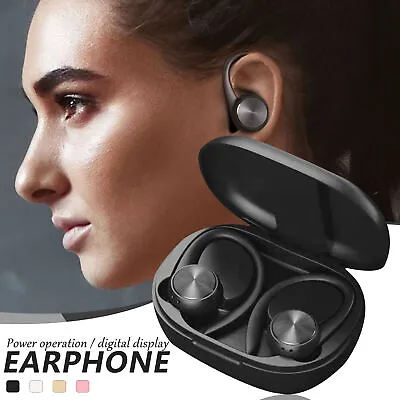 $24.99 • Buy Sweatproof Wireless Bluetooth Earphones Headphones Sport Gym Earbuds With Mic AU