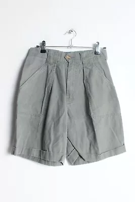 £9.99 • Buy Eddie Bauer Womens Vintage Safary Shorts - Grey - Size UK 6/8 (92f)