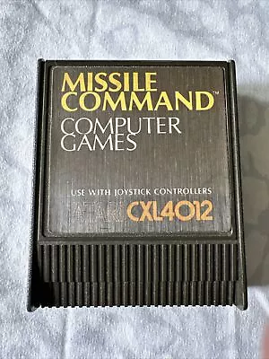 Atari 400/800/XL/XE Missle Command Game Cartridge CXL4012 • $7.99