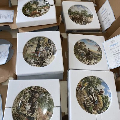 £39 • Buy Vintage Wedgwood Life On The Farm By John L Chapman Collectors Plates Joblot X 8