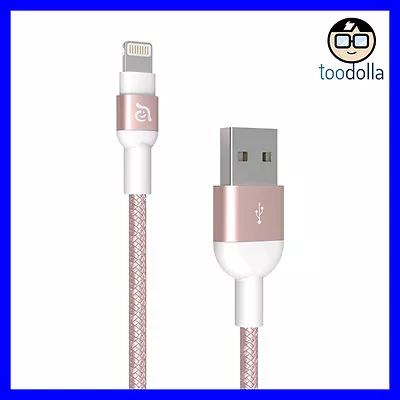 $29.90 • Buy Adam Elements Peak 120B Charge And Sync Lightning Cable, 1.2 Metres, Rose Gold