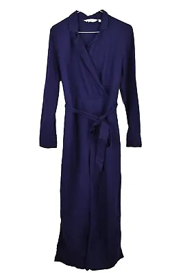 £44.95 • Buy & OTHER STORIES Blue Jumpsuit Size Eur 38 Womens Us 6 Viscose Linen Long Sleeves