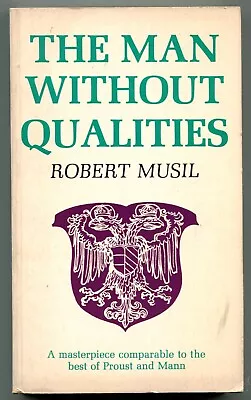 The Man Without Qualities Robert Musil ~ PAPERBACK REPRINT ~ LIKE NEW • $19.99