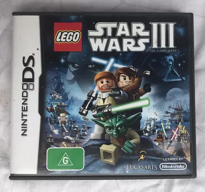 Lego Star Wars III : The Clone Wars - With Manual - Nintendo DS • $14.50