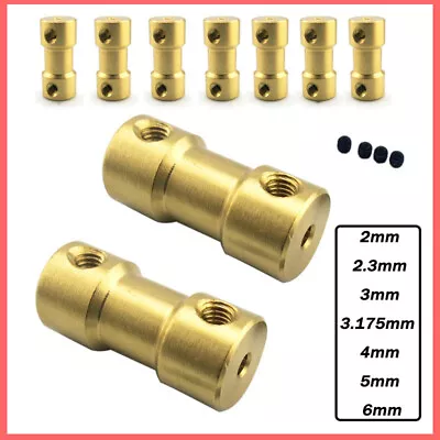 £1.67 • Buy Brass Coupling Motor Coupler Model Boat Robot 6mm 5mm 4mm 3.17mm 3mm 2.3mm 2mm