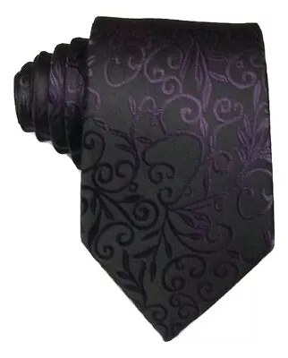 Swirl Paisley Floral Flower Handmade Regular Width Men Tie UK Wedding • £3.99