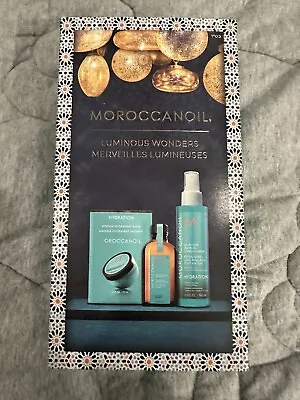 Moroccanoil Luminous Wonders Set Oil Treatment Leave-in Conditioner Mask • $49.99