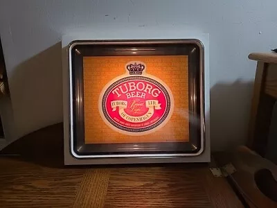 Vintage Tuborg Lighted Beer Sign - Thomas A Schulz Co. • $24.99