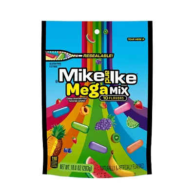 Mike And Ike Mega Mix Chewy Fruit Flavored Candies • $11.95