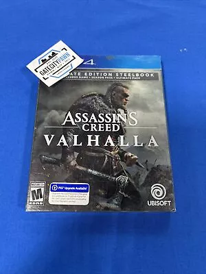 Assassins Creed Valhallah - Ultimate Steelbook Edition - Sony PlayStation 4 • $39