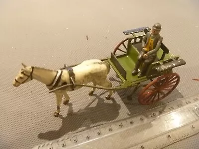 Vintage Lead Figures Britains Ltd Horse And Trap • £34.99