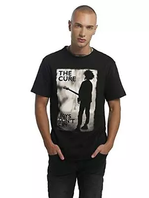 Amplified Men's The Cure-Boys Don’t Cry T-Shirt XL Black (Black Bk) • $46.85
