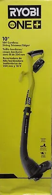 NEW! RYOBI ONE+ 18V 10 In. Cordless String Trimmer /Edger Battery & Charger • $74.99