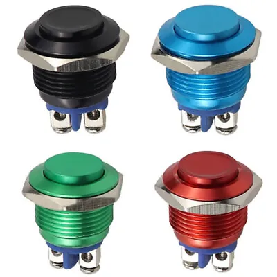 1Pc Momentary Push Button Switch 16mm Waterproof Mount Button Switch.FM • $1.52