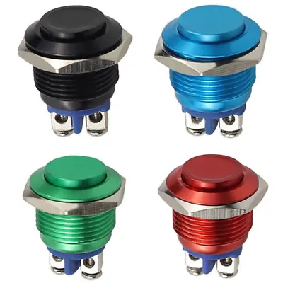 Momentary Push Button Switch 16mm Waterproof Mount Button SwitchWF_L3 • $1.46