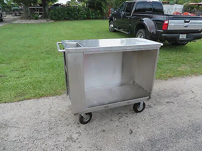 Portable Stainless Steel Bar Food Service  Tool Box Maids Or Maintence Cart • $950