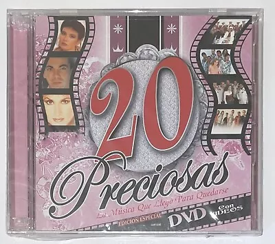 CD + DVD 20 Preciosas “La Musica Que Llego Para Quedarse” Varios New & Sealed • $14.99