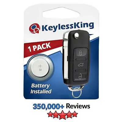 $13.45 • Buy Keyless Entry Remote Car Flip Key Fob Control For Volkswagen VW NBG010180T