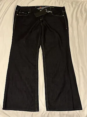 Freestyle Revolution Torrid Women's Dark Black Blue Jeans Size 26 Plus 4 Way • $17.77