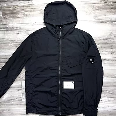 CP COMPANY Chrome Nylon Full Zip Lens Overshirt/Jacket Large/XL • £175