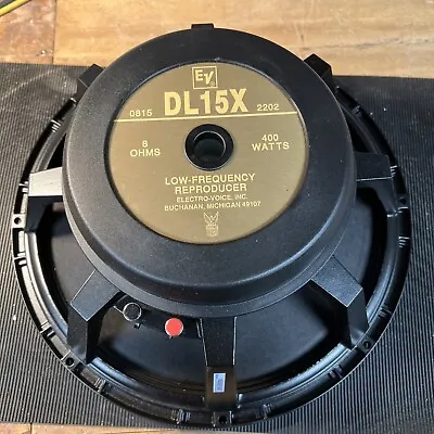 Vintage EV DL15X 15  400watt Electro-Voice Low Frequency Speaker NOS • $350