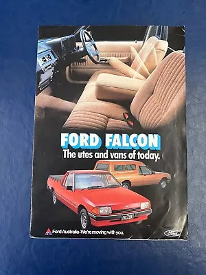 Ford Xe Ute And Van Specification Brochure Falcon Panel Van Rare • $99