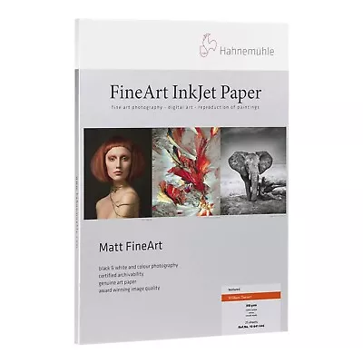 Hahnemuhle William Turner Inkjet Photo Paper 8.5x11 In 310 Gsm 25 Sheets • $68.44