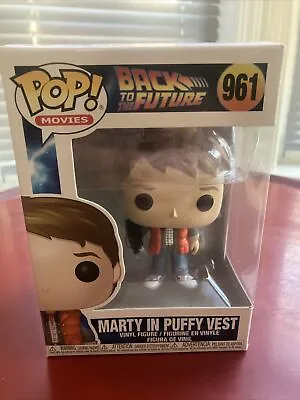 Funko Pop! Vinyl: Back To The Future - Marty In Puffy Vest #961 W/Pop! Protector • $16.99