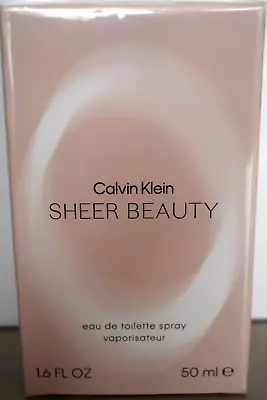 SHEER BEAUTY By Calvin Klein 50ml EAU DE TOILETTE Spray - New & Sealed • £19.99