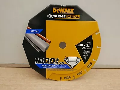 Dewalt Dt40255 9  230mm Diamond Metal Cutting Disc Dcs690 Dcs691 Cut Off Saw • £26.89