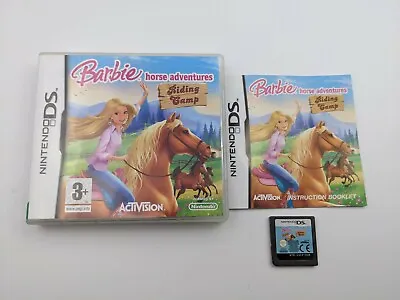 Barbie Horse Adventure: Riding Camp - Nintendo DS Game - 2DS 3DS DSi • £29.95