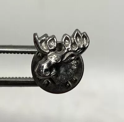 Vintage STERLING SILVER (?) Loyal Order Of The Moose Lodge Tie Tack Hat Pin • $3.99