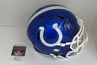 Pat Mcafee Signed Indianapolis Colts Full-size Replica Flash Helmet Jsa Coa • $1079.08