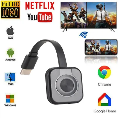 Wifi Wireless HDMI Mirror Screen Display Adapter Miracast Dongle For HD 1080P TV • $15.78