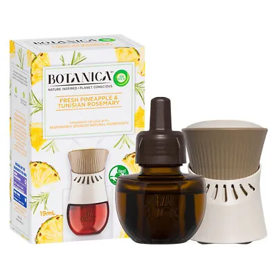 $19 • Buy Air Wick 19ml Botanica Plug In Diffuser W/Refill Pineapple/Tunisian Rosemary