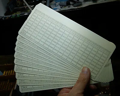 10 Unbranded Punch Cards NOS • $9