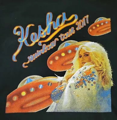 £11.68 • Buy Kesha Rainbow Tour 2017 Concert T- Shirt L 