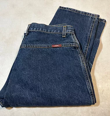 Ozark Mountain High Waisted Western Cowgirl Blue Jeans Size 13/14 X 35” EUC • $29.99