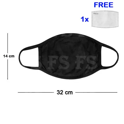 Cotton Face Mask Fabric Washable Unisex Mouth Masks Protective Reusable 3 Layers • $9.95
