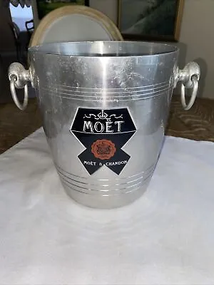 Moet & Chandon Aluminum Champagne Ice Bucket • $5