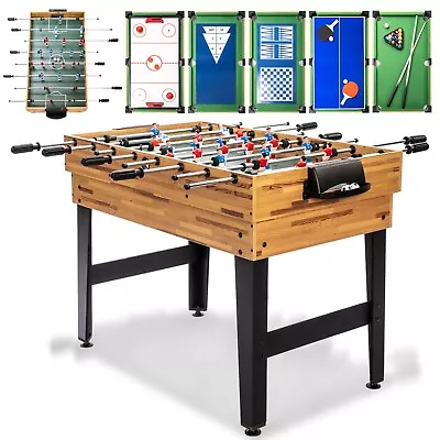 13-in-1 Combo Game Table Set Football Billiards Ping Pong Shuffleboard Chess • $159.99