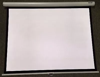 NEW Sharp XS-60SP Projection Screen-Spring Roller-Tension Screen - Pull Down • $49