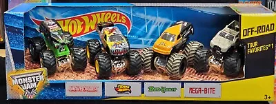 Hot Wheels Monster Jam Grave Digger Bad Habit Mega Bite Off-Road Tour Favorite 1 • $18.99