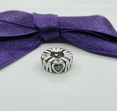 $29.95 • Buy Genuine Pandora Mothers Pride Mom Cz Heart Mum Spacer Silver Charm #791520 