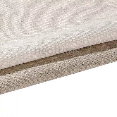 Cotton Canvas Upholstery Fabric Heavy WeightEcru Cotton & Linen Cotton160cms • £1.65