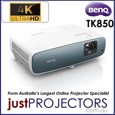$2549 • Buy BenQ TK850 DLP 4K UHD 3D Home Theatre Projector From Just Projectors Australia