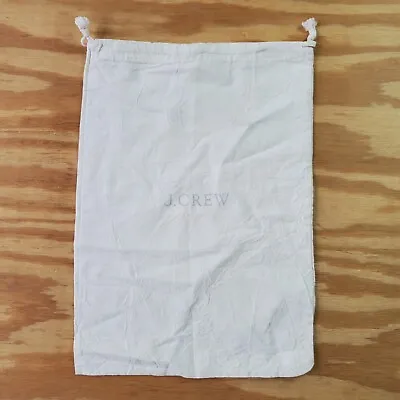 J Crew Tan Khaki Dust Bag 9.5x8 Shoe Purse Travel Storage Protection A340 • $14.90